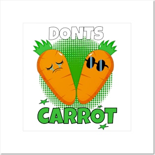 Donts carrot Posters and Art